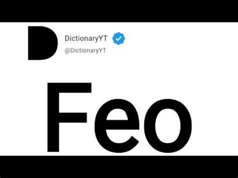 feo meaning.